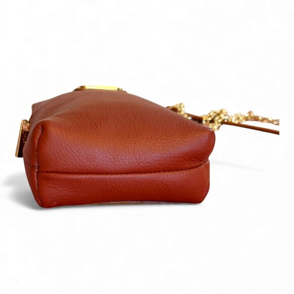 Valentina Purple Genuine Italian Pebbled Leather crossbody/bag/phone/purse - Picture 7 of 10